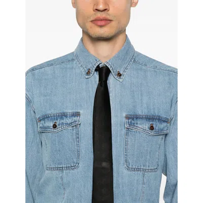 Dunst Cotton Shirts In Blue