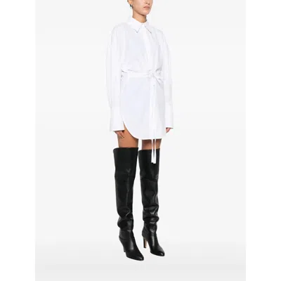 Blumarine Cotton Shirts In White