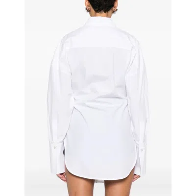 Blumarine Cotton Shirts In White