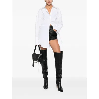 Blumarine Cotton Shirts In White