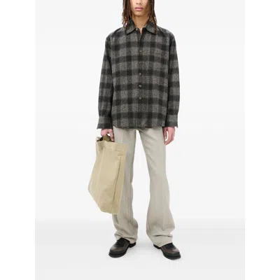 Our Legacy Mens Above Oakland Low Twist Check Shirt In Multi