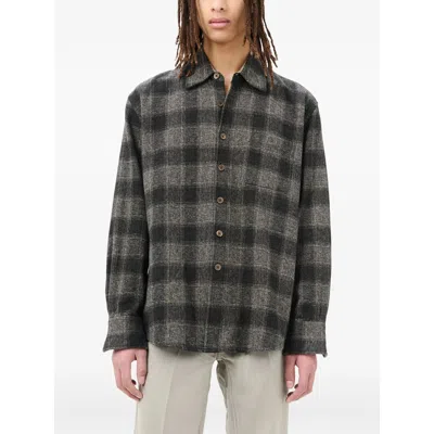 Our Legacy Mens Above Oakland Low Twist Check Shirt In Multi
