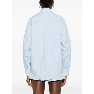 Alexander Wang Cotton Shirts In Blue