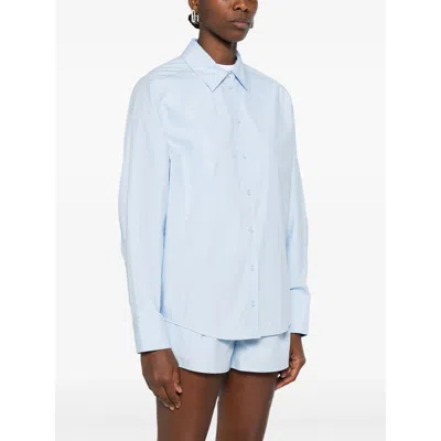 Alexander Wang Cotton Shirts In Blue