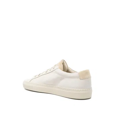 Common Projects Cotton Sneakers In Neutral