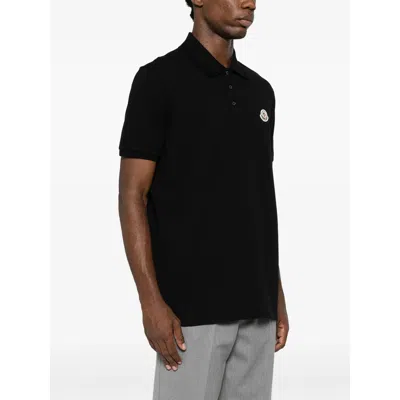 Moncler Cotton Sweaters In Black