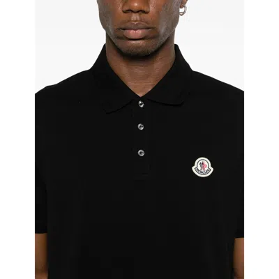 Moncler Cotton Sweaters In Black