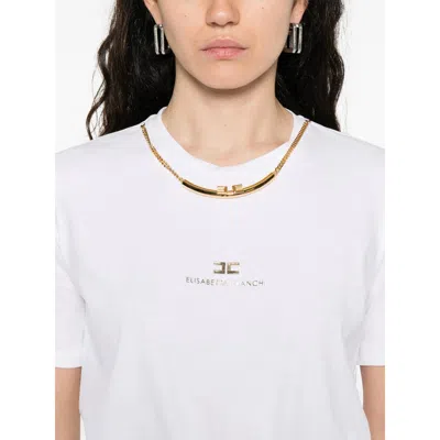 Elisabetta Franchi Cotton Sweaters In Black