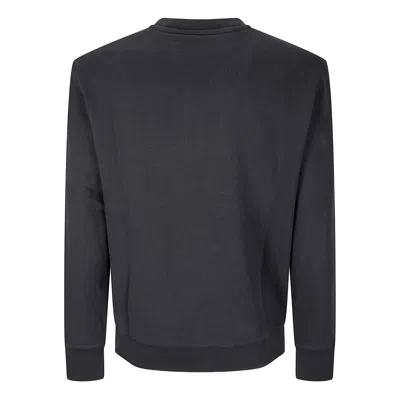 Maison Kitsuné Cotton Sweatshirt Featuring Fox Head Design In Blue