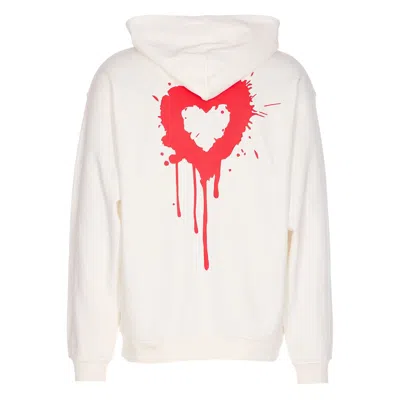 Vision Of Super Hoodie With Puff Print On In Neutral