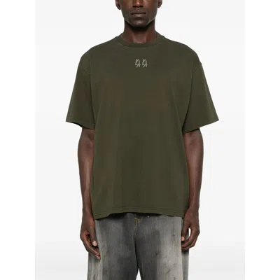 44 Label Group Green Crewneck Graphic Print T-shirt In Green