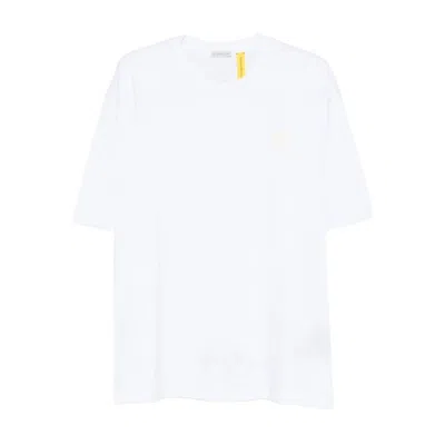 Moncler Asap Rocky Cotton T Shirts In White