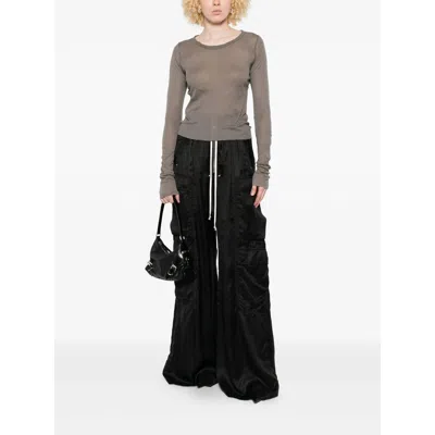 Rick Owens Cotton T Shirts In Black