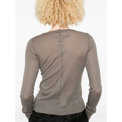 Rick Owens Cotton T Shirts In Black