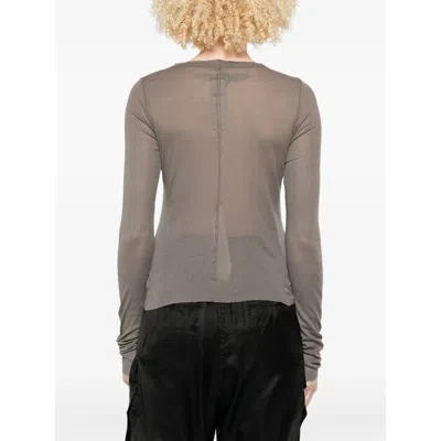 Rick Owens Cotton T Shirts In Black