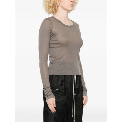 Rick Owens Cotton T Shirts In Black