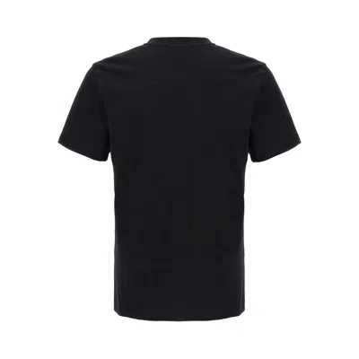 Moschino Graphic Print Crew Neck Short Sleeve T-shirt In Black