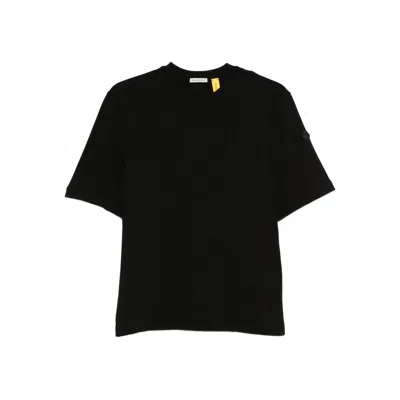 Moncler X Edward Enninful Cotton T Shirts In Black