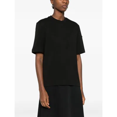 Moncler X Edward Enninful Cotton T Shirts In Black