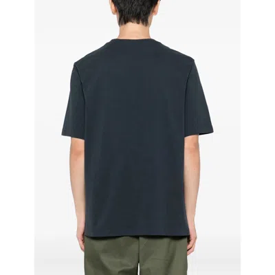 Maison Kitsuné Fox-head Embroidered T-shirt In Black