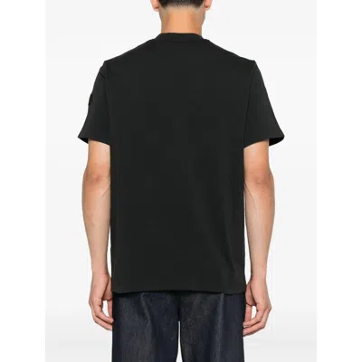 Moncler Graphic Mountain Print Short Sleeve T-shirt In Black