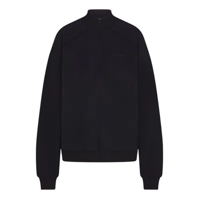 Nike (wmns)  X Skims Matte Tricot Oversized Full-zip Track Jacket 'obsidian' In Black