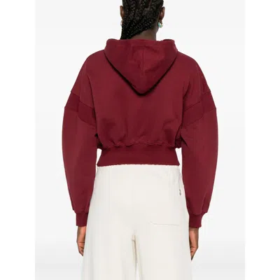 New Balance Cotton Tops In Burgundy