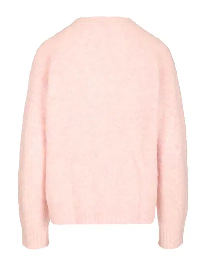 Amish Wool Blend Sweater In Pink