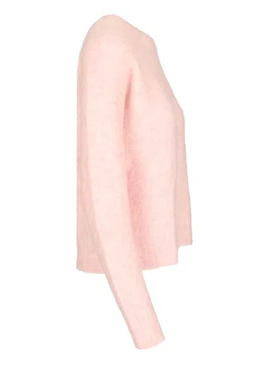 Amish Wool Blend Sweater In Pink