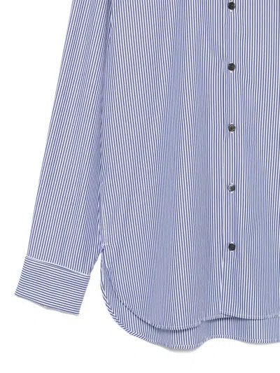 Dries Van Noten Croomd Shirt In Blue