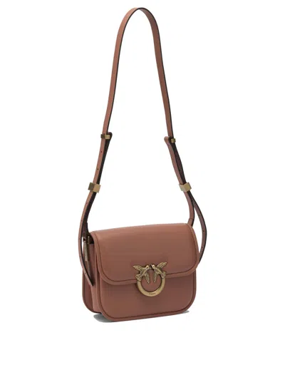 Pinko Crossbody Bags In Brown