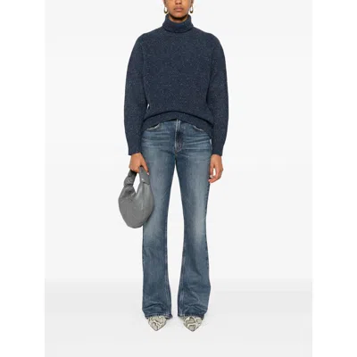 Agolde Denim Flared Jeans In Blue