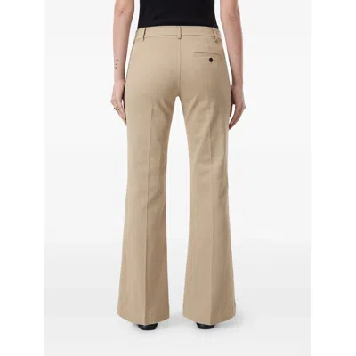 Closed Denim Flared Trousers In Neutral