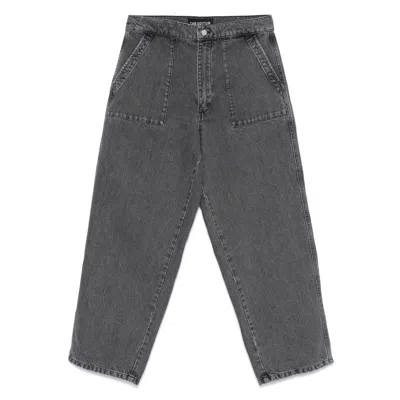 The Editor Denim Loose-fit Jeans In Black