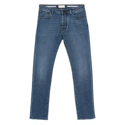 Jacob Cohen Slim Fit Nick Vintage Pants In Blue