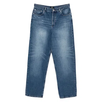Apc Denim Regular & Straight-leg Jeans In Blue