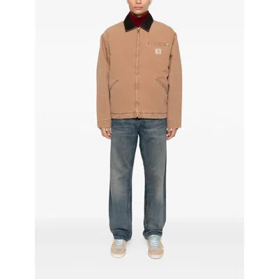 Carhartt Denim Regular & Straight-leg Trousers In Blue