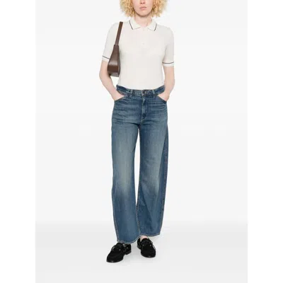 Nili Lotan Denim Straight-leg Jeans In Blue