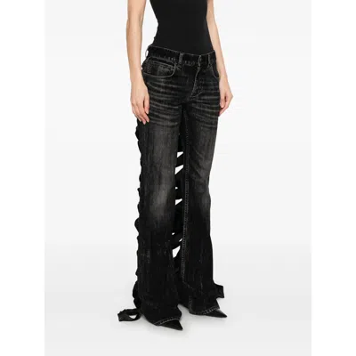 Balenciaga Denim Straight-leg Jeans In Black