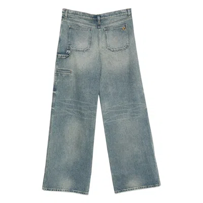 Courrèges Denim Wide-leg Jeans In Blue