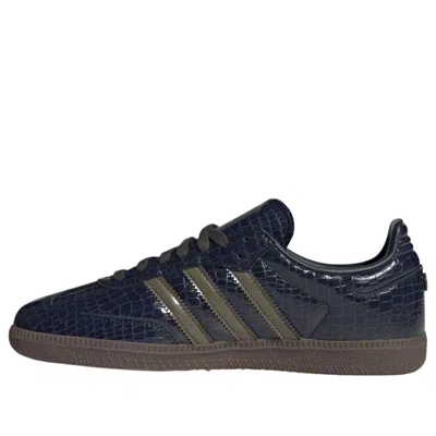 Adidas Originals (wmns) Adidas Samba 'snakeskin Boot' In Blue