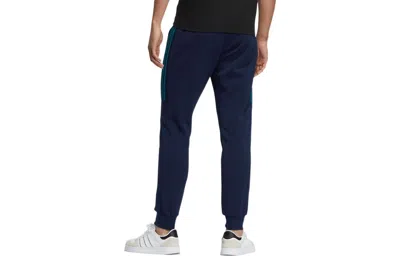 Adidas Originals Men's Adidas Neo Casual Bundle Feet Stripe Sports Pants/trousers/joggers Navy Blue