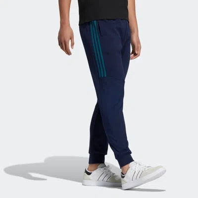 Adidas Originals Men's Adidas Neo Casual Bundle Feet Stripe Sports Pants/trousers/joggers Navy Blue