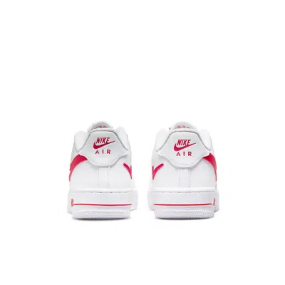 Nike (gs)  Air Force 1 Low 'cut-out Swoosh - White University Red' In Multi
