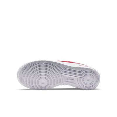 Nike (gs)  Air Force 1 Low 'cut-out Swoosh - White University Red' In Multi