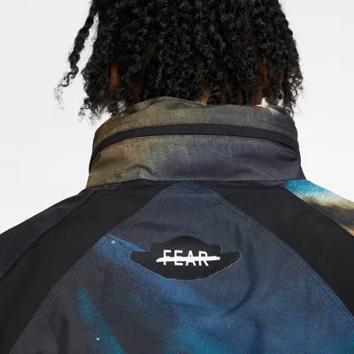 Air Jordan Gore-tex Casual Sports Waterproof Hooded Interchange Jacket 'multi' In Black