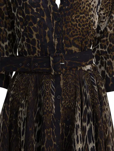 Samantha Sung Dresses Brown In Multi