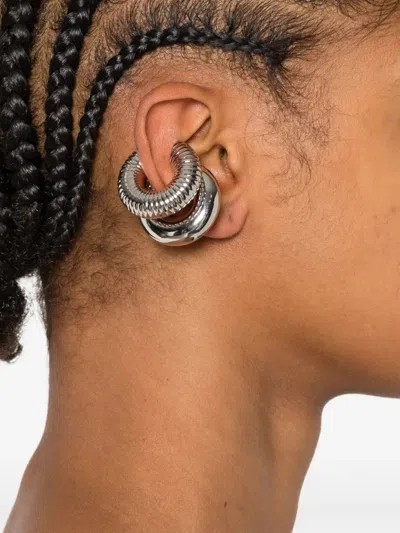 Rabanne Three Piece Ear Cuff Set In Multi