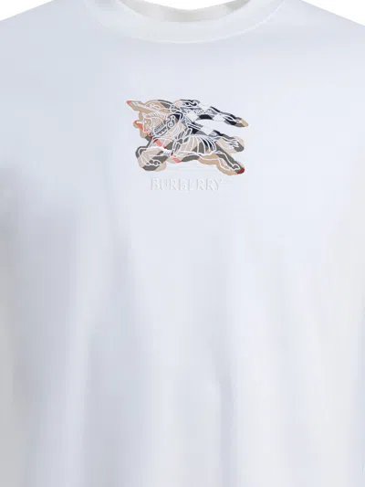 Burberry Ekd T-shirt T-shirts White In White