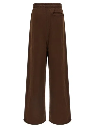 Entire Studios Extra Wide Gampa Joggers Pants Brown In Brown
